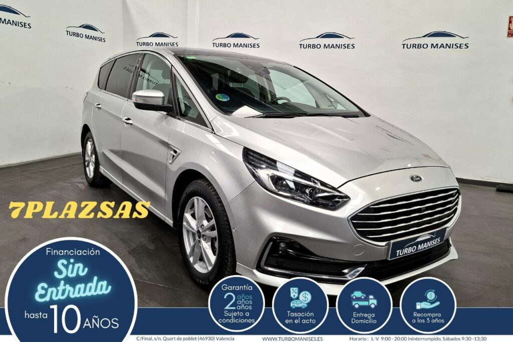 FORD SMAX 2.5 FHEV 190CV ATKINSON TITANIUM 7PLAZAS (HIBRIDO)