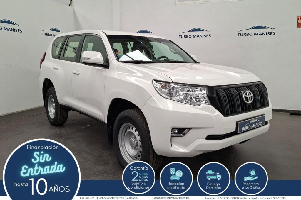 TOYOTA LAND CRUISER 2.8 4-d 204CV LARGO LLANTAS CRISTALES TINTADOS