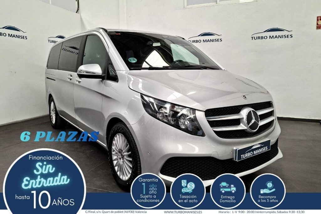 MERCEDES V220D 163CV AUTO LARGO 6 PLAZAS ,PIEL,NAVI,DOBLE P