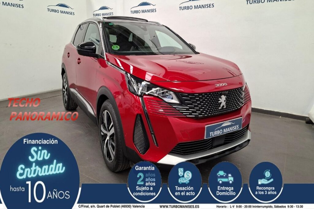 PEUGEOT 3008 BLUE 1.5HDI 130CV GT EAT 6 AUTO TECHO