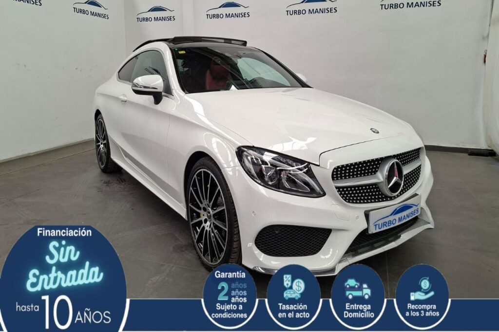 MERCEDES C220 COUPE AMG PIEL TECHO PANORAMICO AUTO , CAMARA